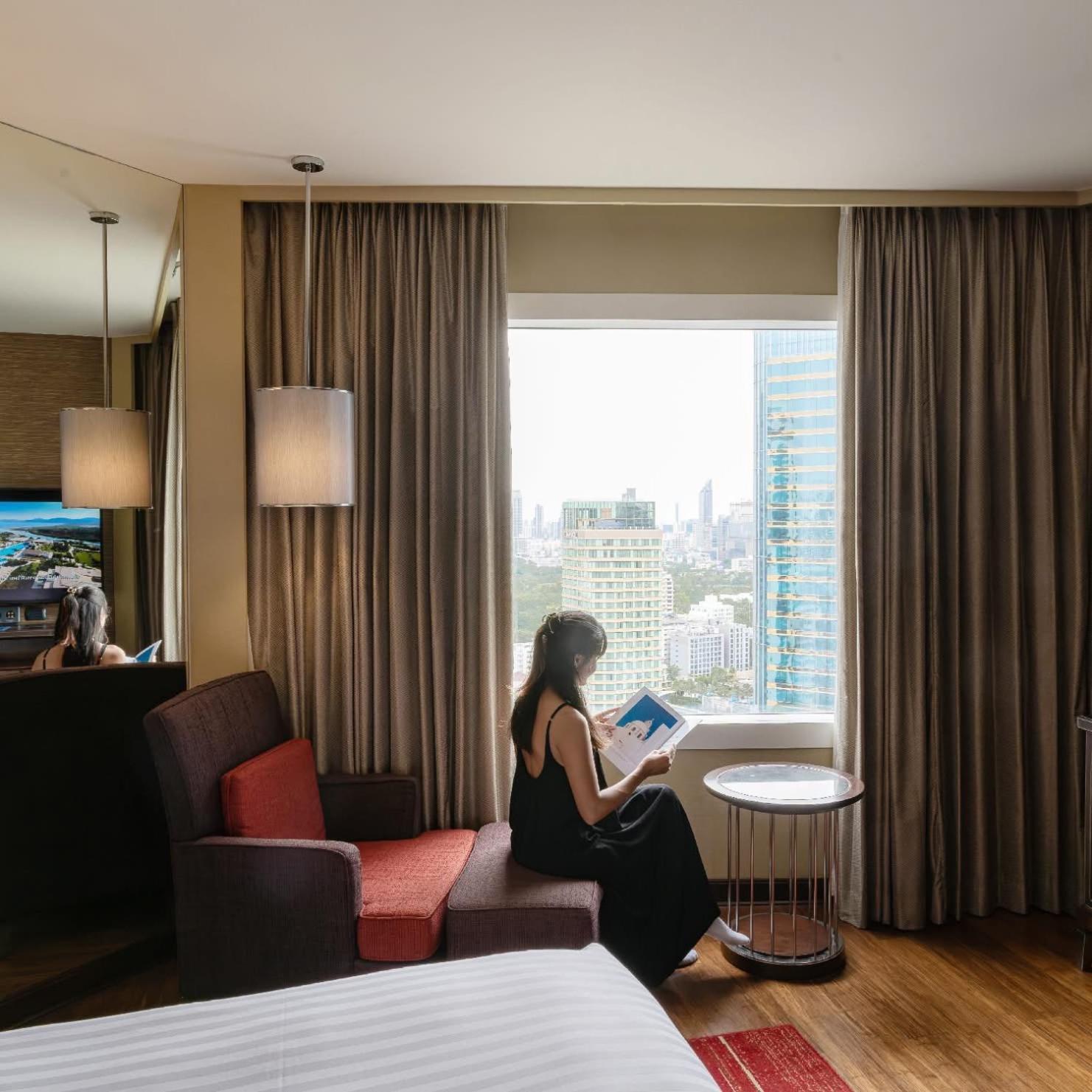 Hilton Bangkok Grande Asoke Banguecoque Exterior foto
